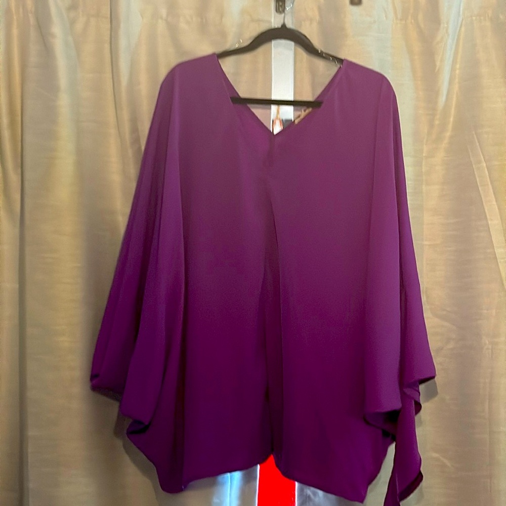 Silk like tunic shirt